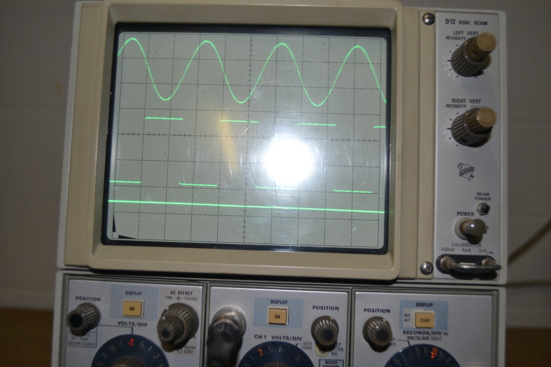 Misurare: Tektronix D12 / 5103N Dual-Beam non-storage – Usato da Wil SG venduto da fanofrio 2