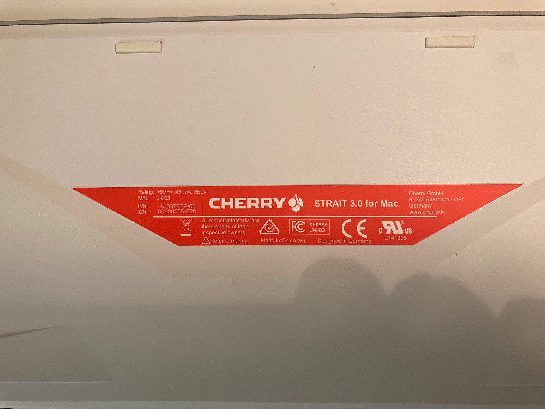 Apple Tastiere: Apple Keyboard Cherry STRAIT 3.0 Aluminium USB – Usato da Frasnacht venduto da Nagel8 1