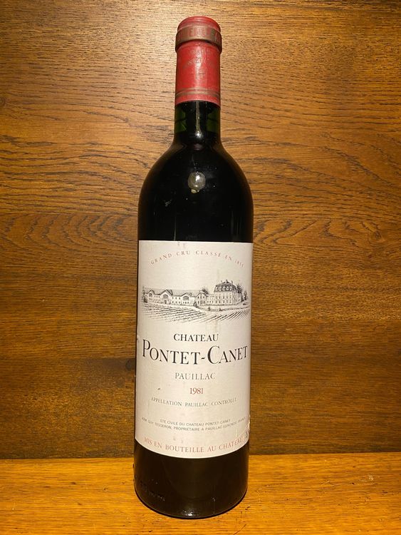Pontet-Canet  Wein: Château Pontet-Canet 1981, Pauillac – Neu und originalverpackt aus Muttenz von exclusive_wines