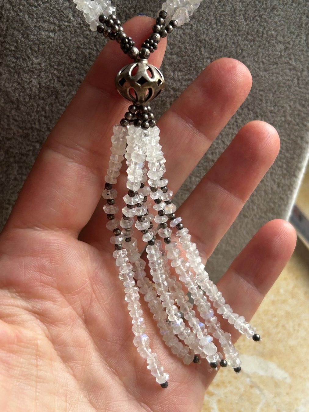 Catenine: Weiss Kette Monstein Silber Anhänger – Usato da Basel venduto da bellespirit 6
