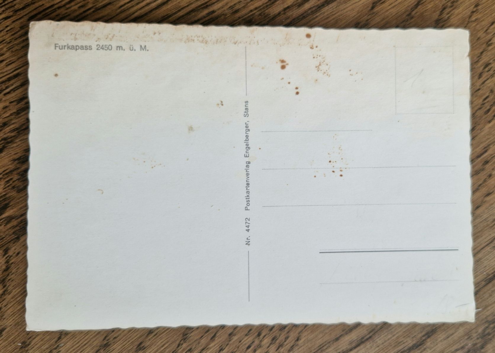 Cartoline postali: Furkapass, Postauto – Usato da Ebikon venduto da Donar50 1