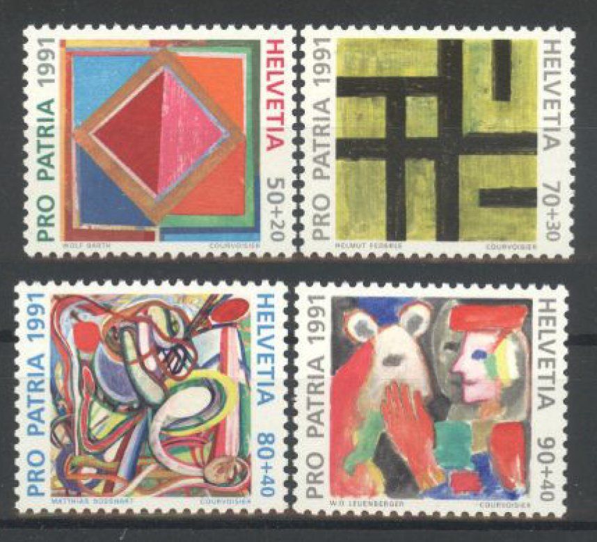 Tutti i francobolli: Pro Patria, 1991 ** (2) – Usato da Willisau venduto da Vollstempel