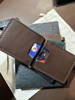 Handgemachter Leder Geldclip – Money Clip