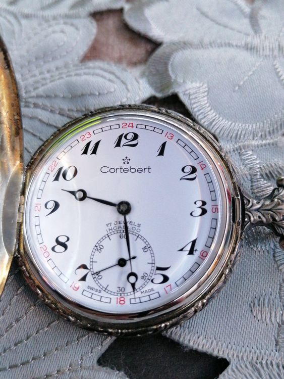 Pièce D’horlogerie Ancienne – Roche De Mouvement Cortébert 9 3/4, Calibre 581, Diamètre 8.05 Mm