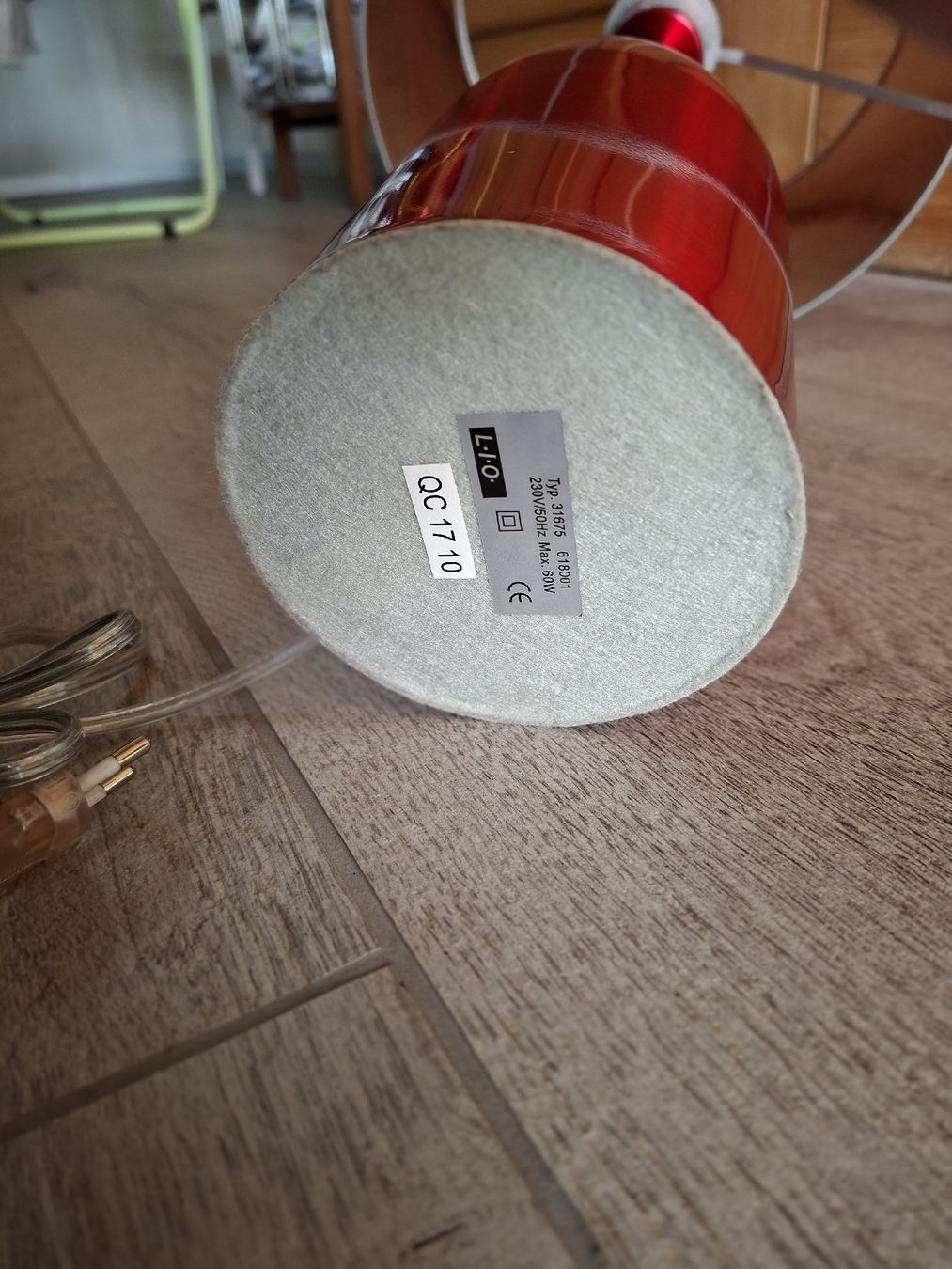 Lampen: rote Stehlampe, retro – Gebraucht aus Recherswil von fashionTrash 4