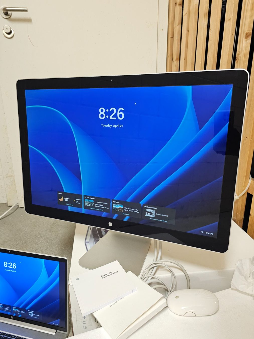 Apple Monitor: Apple Cinema Display + USB-C Adapter + Apple Maus – Nuovo (secondo la descrizione) da Wettingen venduto da dia_hv56 5