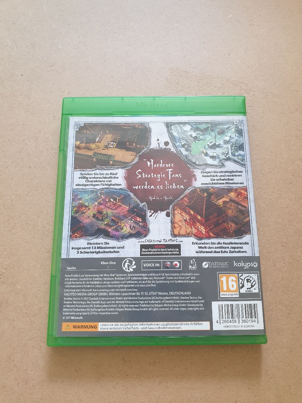 Giochi: Shadow Tactics xbox one – Usato da Chur venduto da FreakofRarity 1