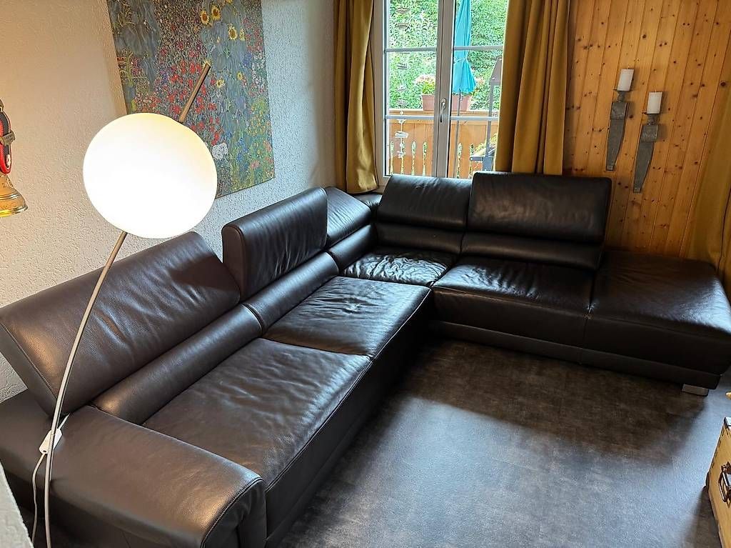 Sofas: Sofa Echtleder Espressobraun – Gebraucht aus Rüegsauschachen von flo.93 2