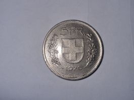 Pièce de 5 francs Suisse de 1970.