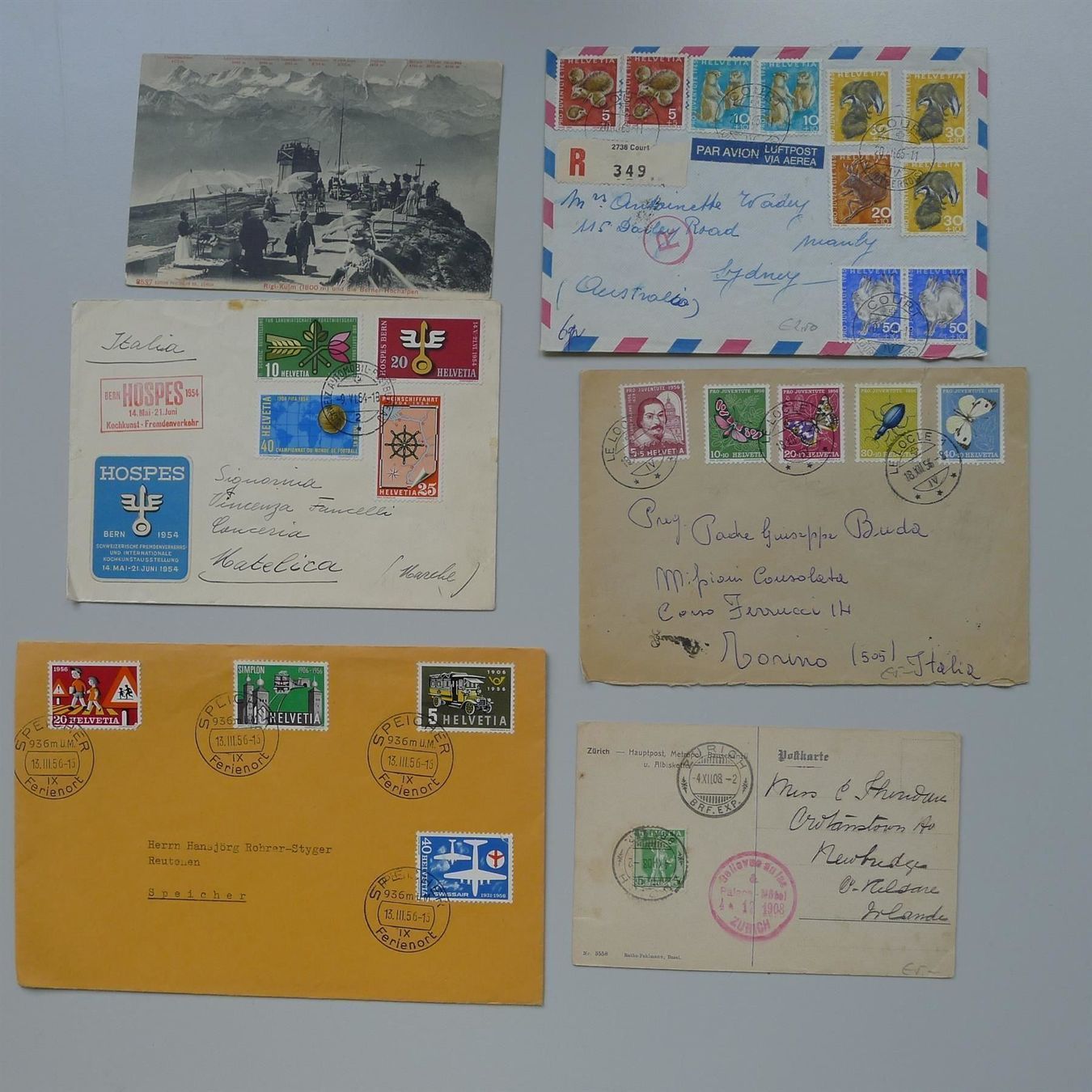 Alle Briefmarken: Grosse Briefsammlung von über 400 Stück – Gebraucht aus Sursee von Luzernerraute 5