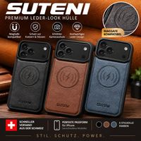 SUTENI MagSafe Leder-Look Hülle für iPhone | 3 Farben