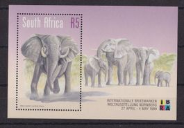 SOUTH AFRICA R5, BLOCK, INT. WELTAUSSTELLUNG NÜRNBERG 1999