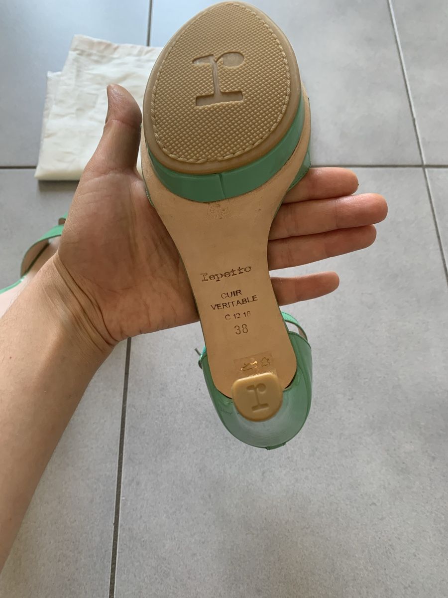 Repetto Scarpe da donna: Sandales à talons en cuir repetto – Nuovo e nell'imballaggio originale da Genève venduto da rez_c6c6 6