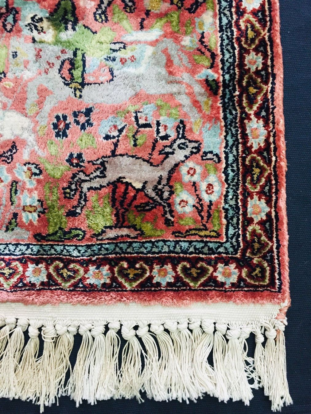 Tapis: Vintage Persischer Teppich 100% Seiden – D'occasion à Schaffhausen par vintageville 7