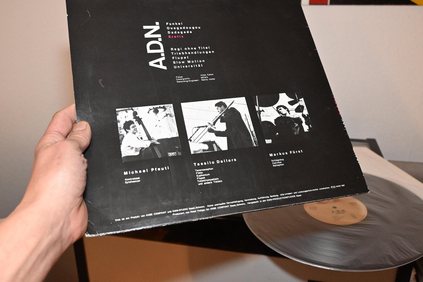 Schallplatten: CH contemporary 1987 A.D.N. – Eroti** VG+/ EX- – Gebraucht aus Pfaffhausen von mono_rec 4