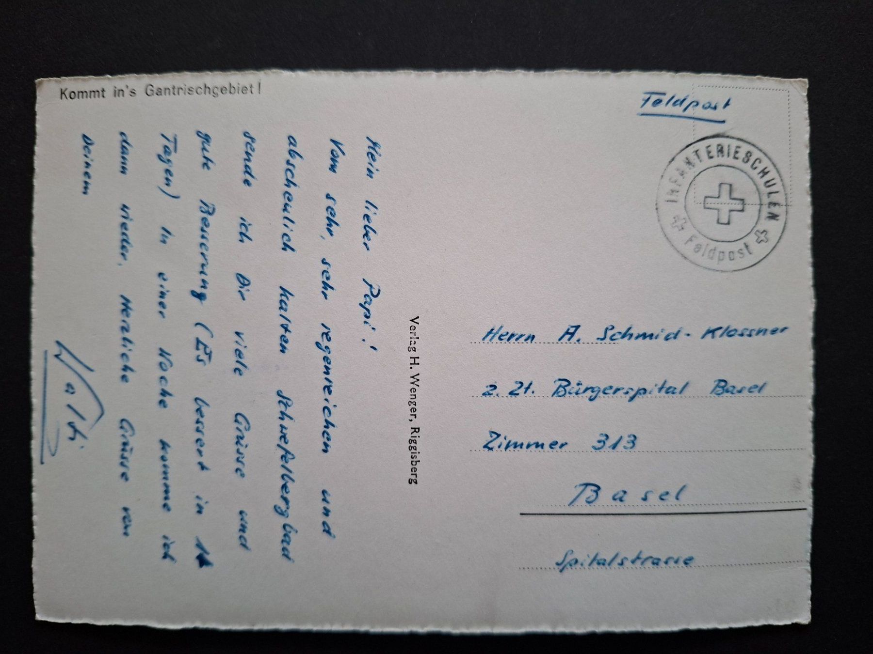 Cartoline postali: Nünenen und Gantrisch – Usato da Goldach venduto da armando_r 1