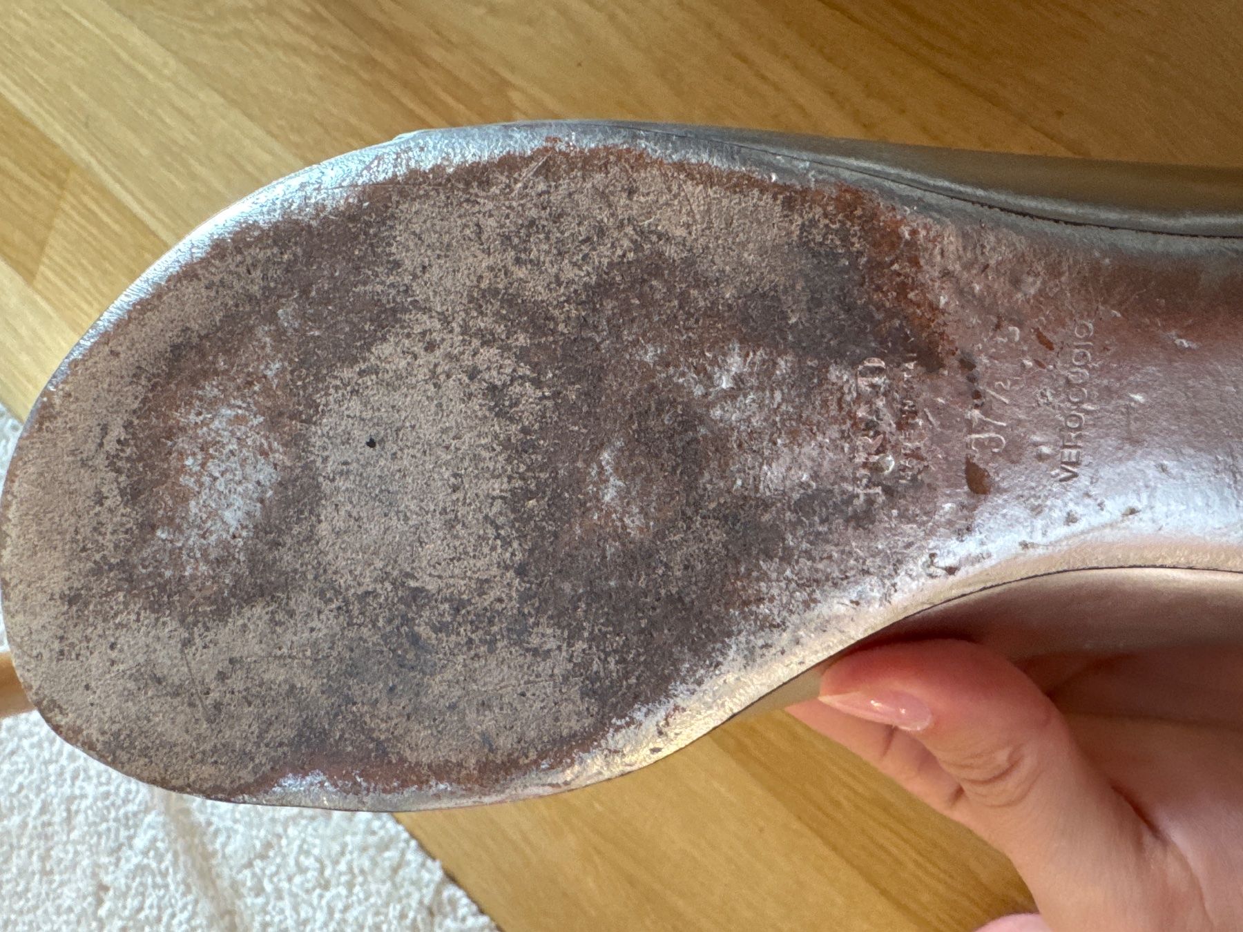 Prada Scarpe da donna: Prada Ballerinas Silber Grösse 38 gebraucht – Usato da Kilchberg ZH venduto da jewlzsister 7