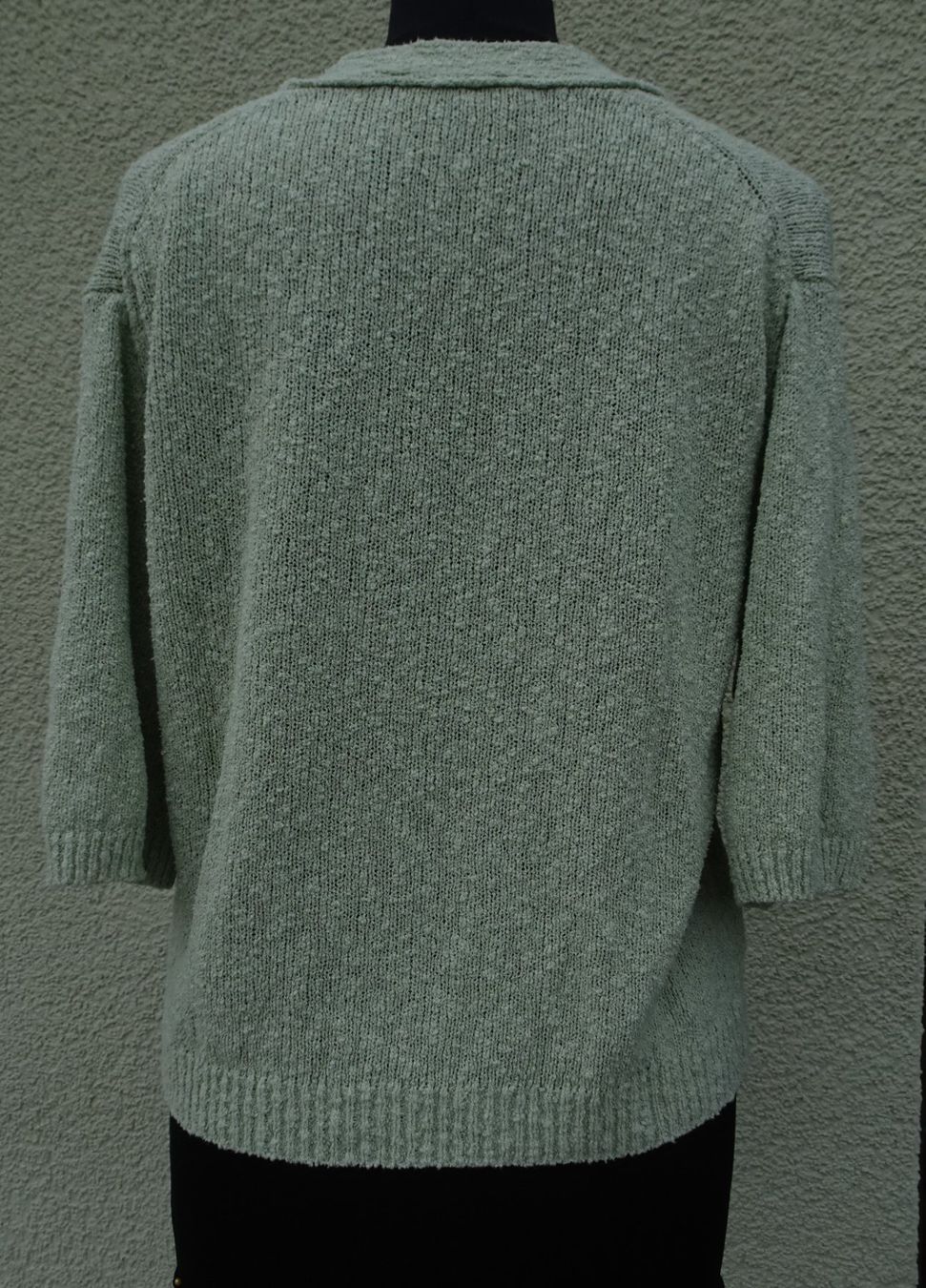 Giacche: Junghans Strickshirt Strickjacke grün Gr M Cardigan – Usato da Winterthur venduto da blumeblau77 2