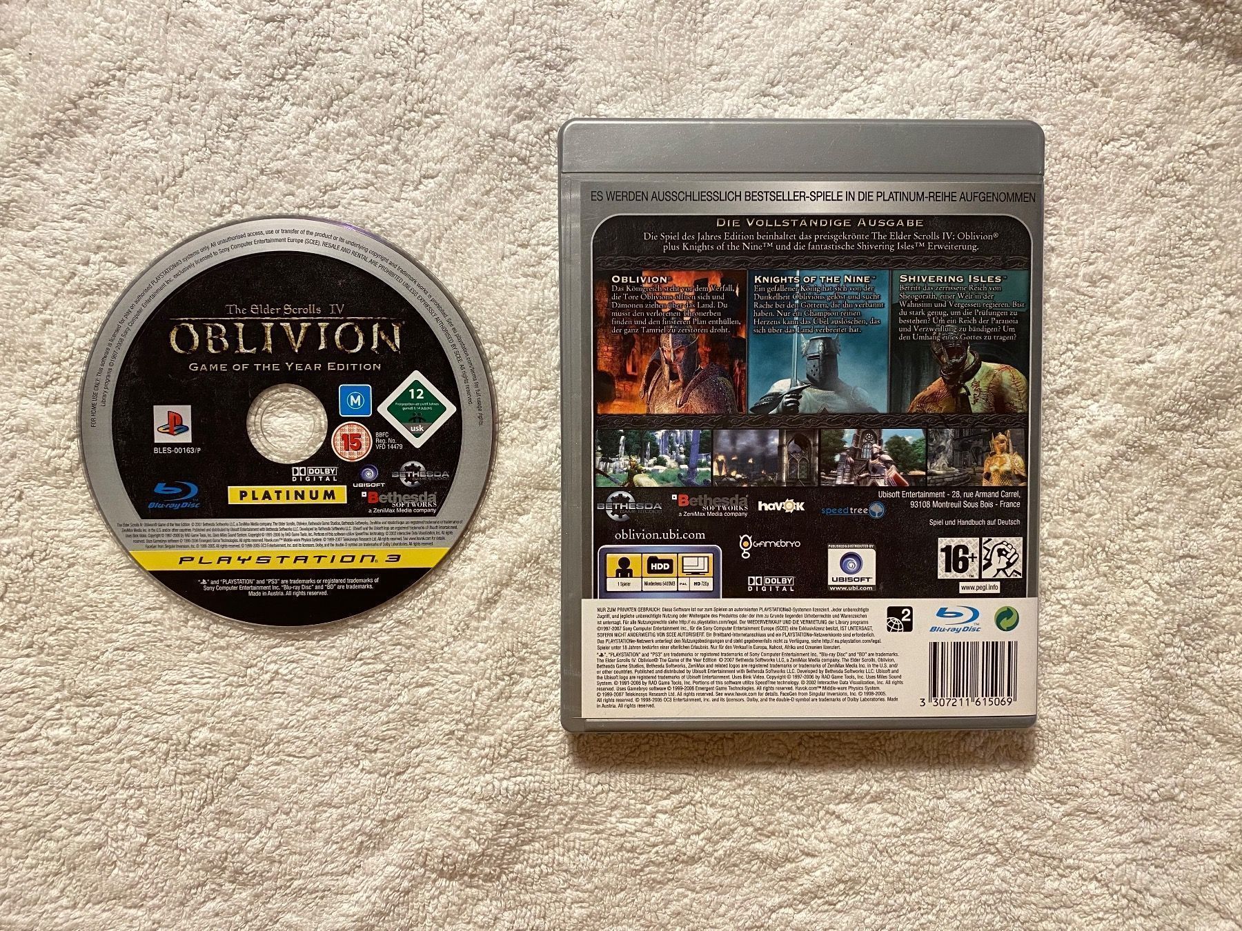 Sony Giochi: The Elder Scrolls IV: Oblivion PS3 Spiel des Jahres Edition – Usato da Reichenbach i. K. venduto da Daniel840 1