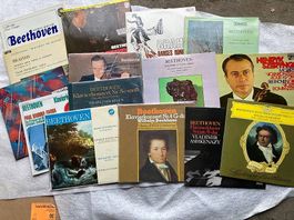 Lot de 13 disques vinyl 33 tours vintage musique classique