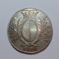 4 Franken 1814 Luzern vz