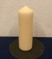 Kerze 25x8cm  Creme ca.1kg "Neu"