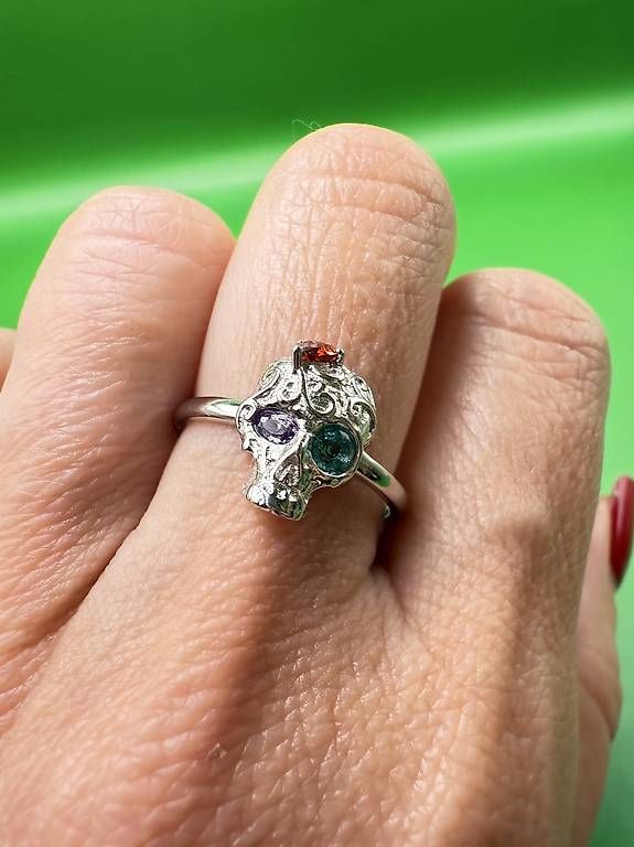 Altri gioielli: Schmuckset Schädel aus 925 Sterling Silber – Usato da Thalwil venduto da han_2b8c 6