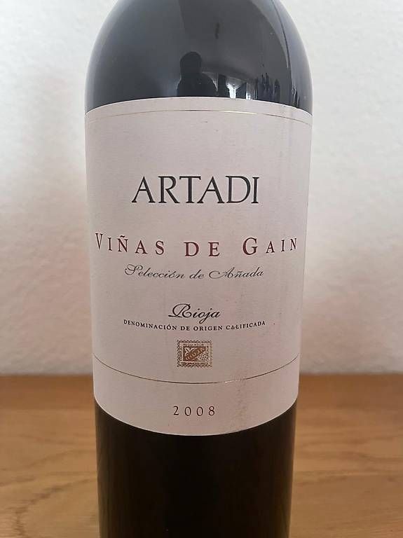 Wein: Wein - Artadi Vinas de Gain - 2008 – Neu (gemäss Beschreibung) aus Triesen von Chevalley 1