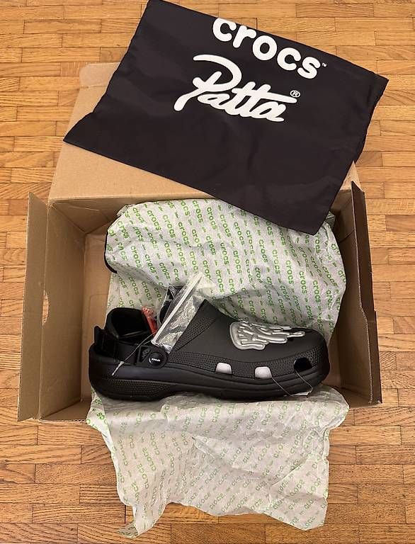 Scarpe da uomo: Patta x Crocs Classic EXP Clog Black  – Nuovo e nell'imballaggio originale da La Plaine venduto da Swizzplug 2