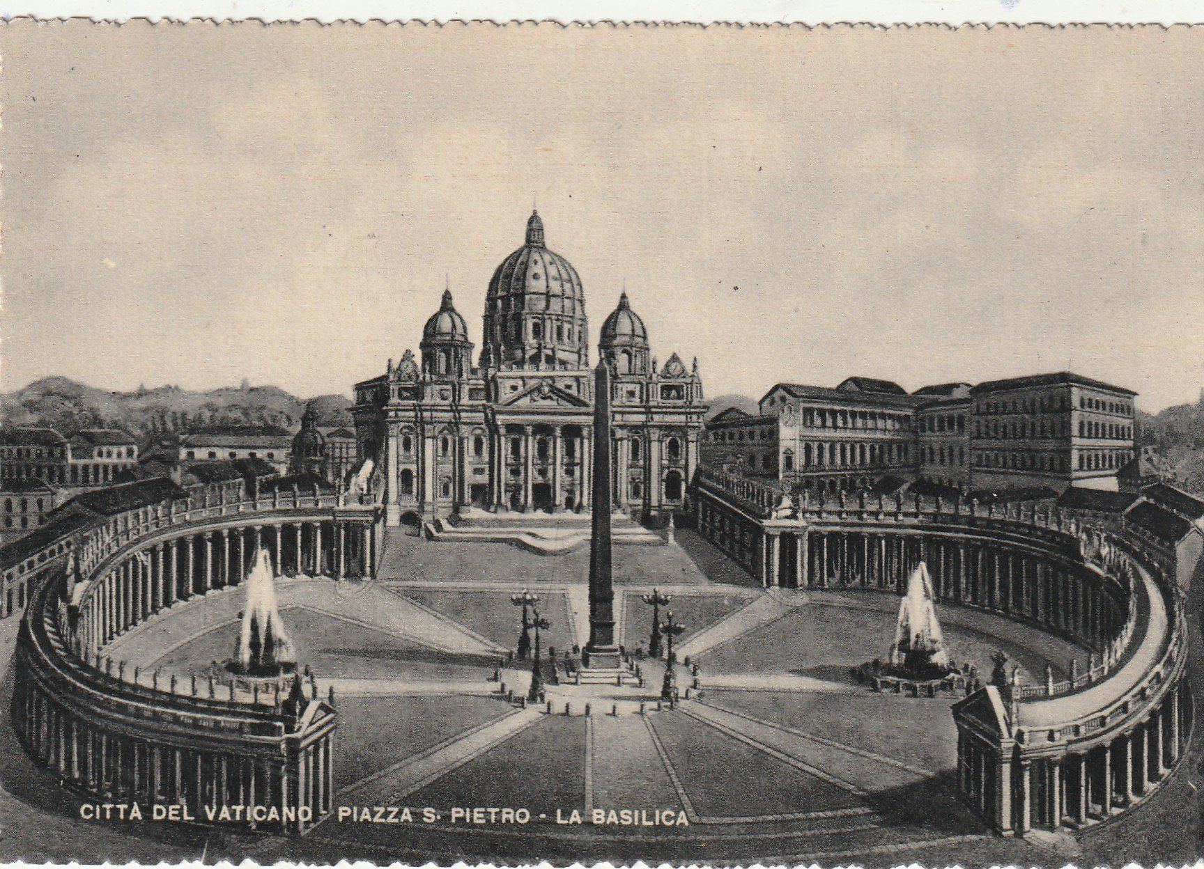 Ansichtskarten: 4  Karten Rom um 1950 – Gebraucht aus Lumbrein von made02