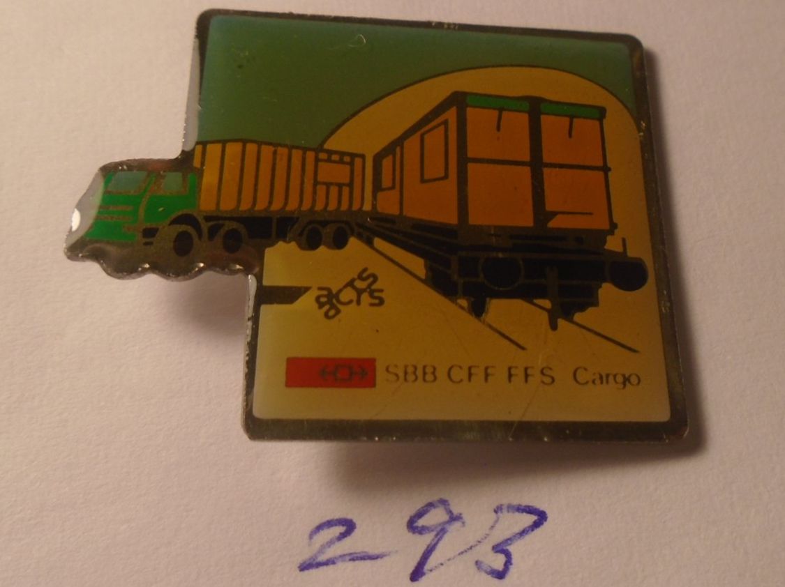 SBB/CFF/FFS Placchette & Badge: 1 SBB Eisenbahn Pin (293) – Usato da Winterthur venduto da Beli2000