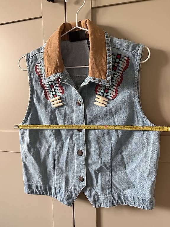 Gilet & Giacche senza maniche: Vintage Jean Vest, Medium – Usato da Zürich venduto da car_v988 2