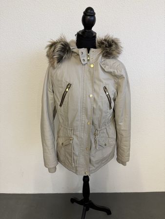 Tally Weijl Winterjacke beige gefüttert Grösse M