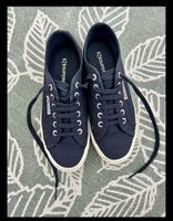 Superga Plateauschuhe dunkelblau Gr. 37