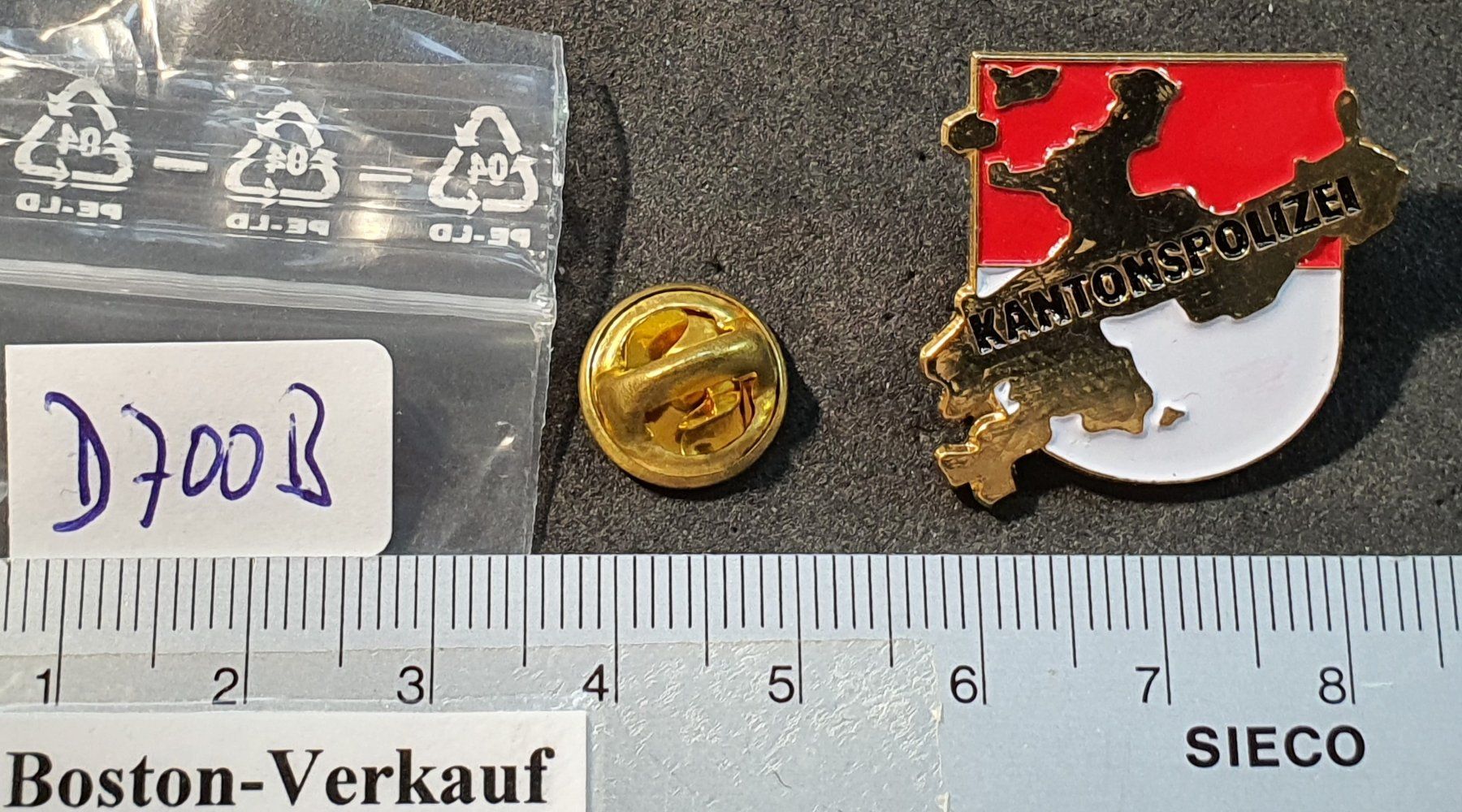 Plaketten & Abzeichen: D700B - Pin Kantonspolizei Solothurn – Gebraucht aus Reinach BL von Boston-Verkauf 2