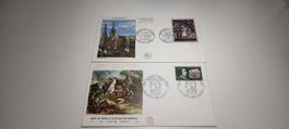 2x Ersttagsbriefe Frankreich 1963 und 1968