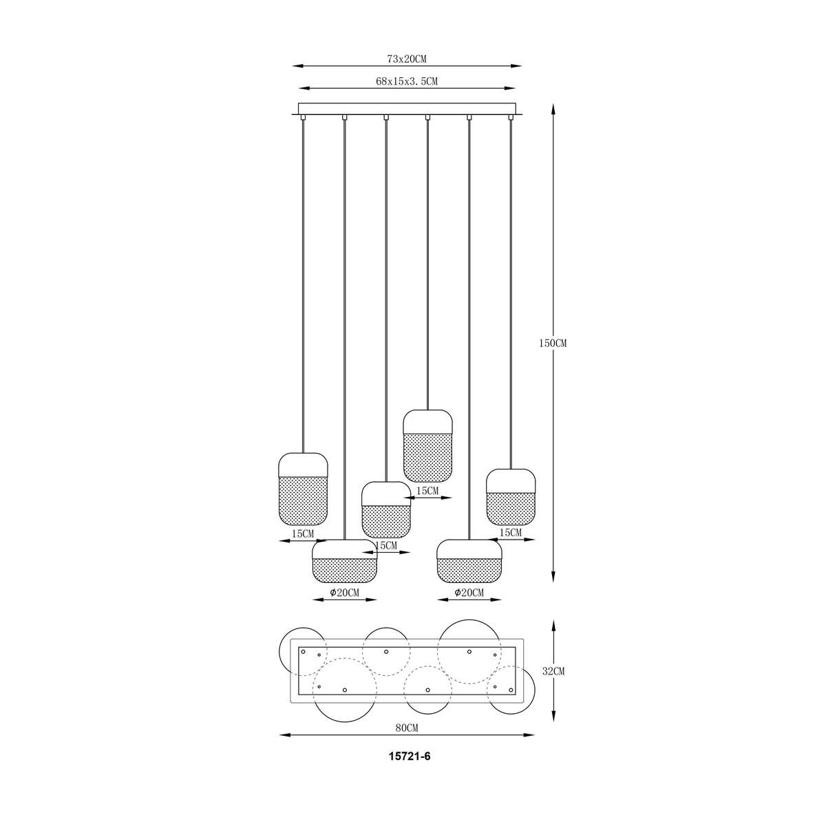Lampadari & plafoniere: LED Pendelleuchte, Graphit, 80 cm Ø – Nuovo (secondo la descrizione) da Kreuzlingen venduto da Smart-Light 9
