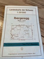 Antike Karte 1960 absolutes Unikat.Spezialdruck Prof.Ammann