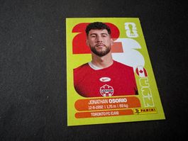 Panini Fifa Fussball WM 2026 Sticker Jonathan Osorio CAN 12