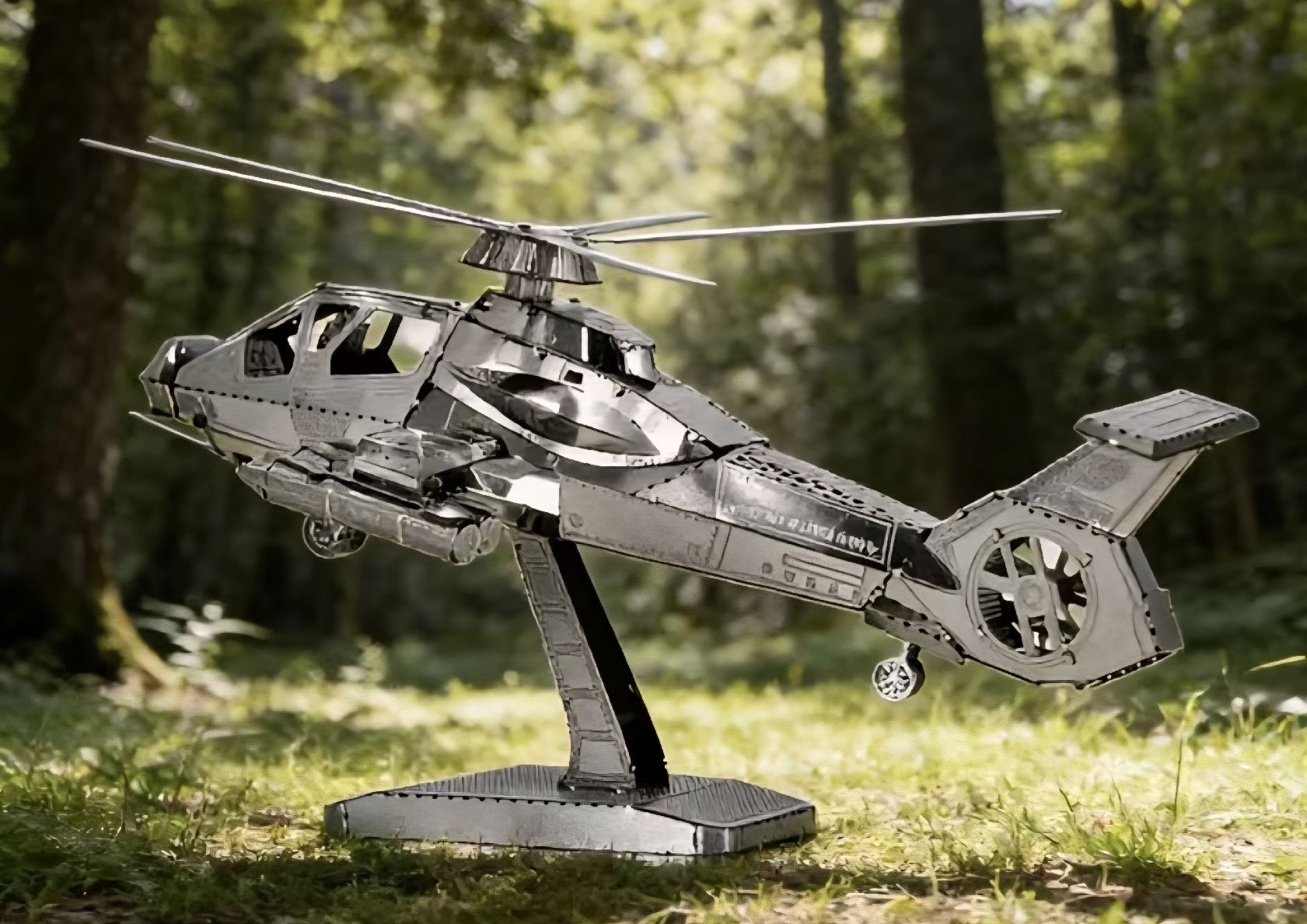 Puzzle: 3D Metallpuzzle Hubschrauber – Nuovo e nell'imballaggio originale da Buchrain venduto da Bachmann79 1
