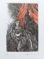 Exlibris Natalija Cernetsova - Original Radierung signiert