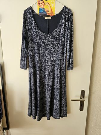 Kleid Julia Wang blau Grösse L made in Italy guter Zustand