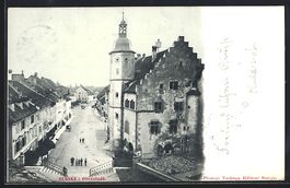 Sursee, Oberstadt, Strassenpartie mit Tu
