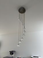 Designer Lampe, Hängelampe mit Glaskuben, Top Zustand!