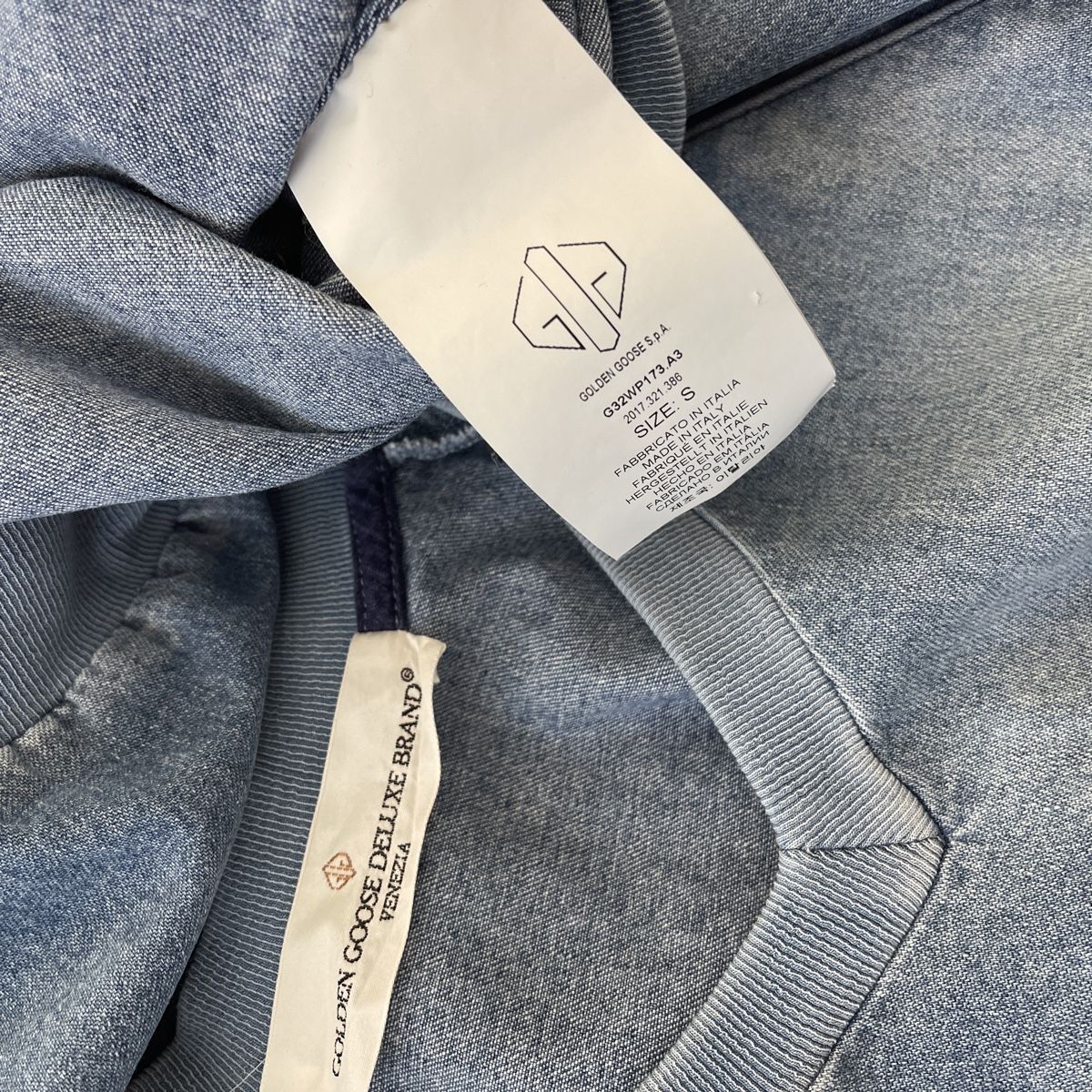 Golden Goose Maglioni & Felpe: GOLDEN GOOSE Denim Pullover – Nuovo (secondo la descrizione) da Emmen venduto da Avviivva_Com2023 6