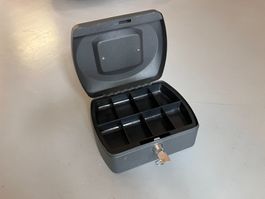 Abschliesbare Geldkassette inkl. Münzeinsatz