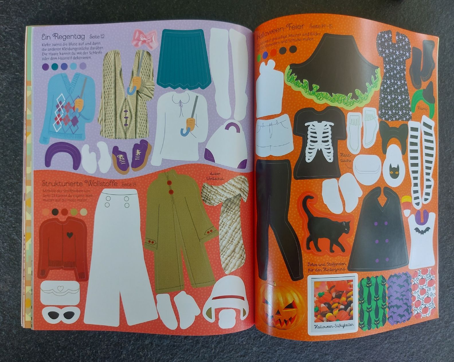 Libri: Usborne Herbst Mode Stickerbuch – Nuovo (secondo la descrizione) da Langenthal venduto da zelgaz 4