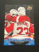 Lucas Raymond 2023 UD Canvas Detroit Red Wings