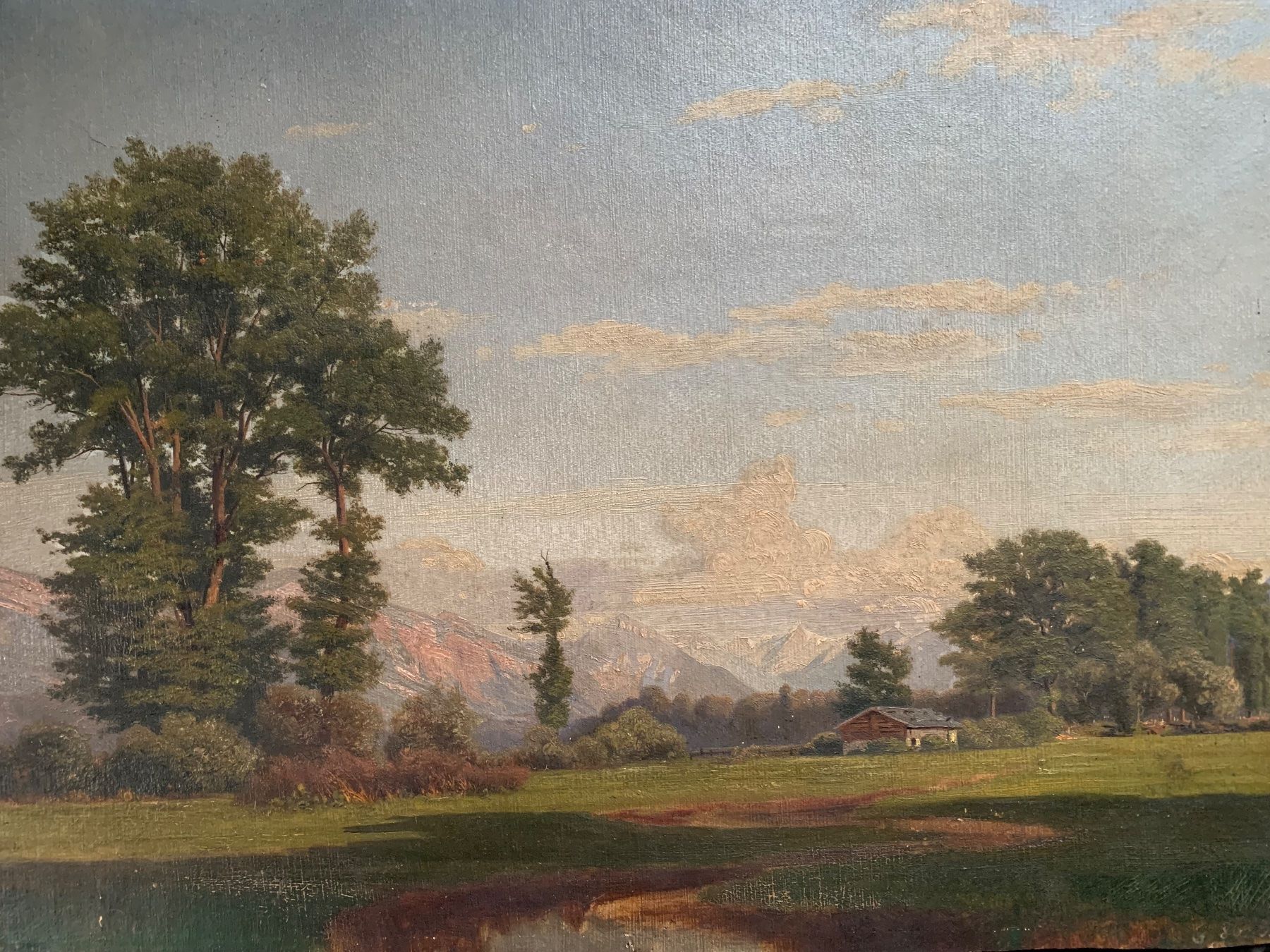 Dipinti: Schweizer Schule 1858 – Usato da Wolfhalden venduto da SecondAntique