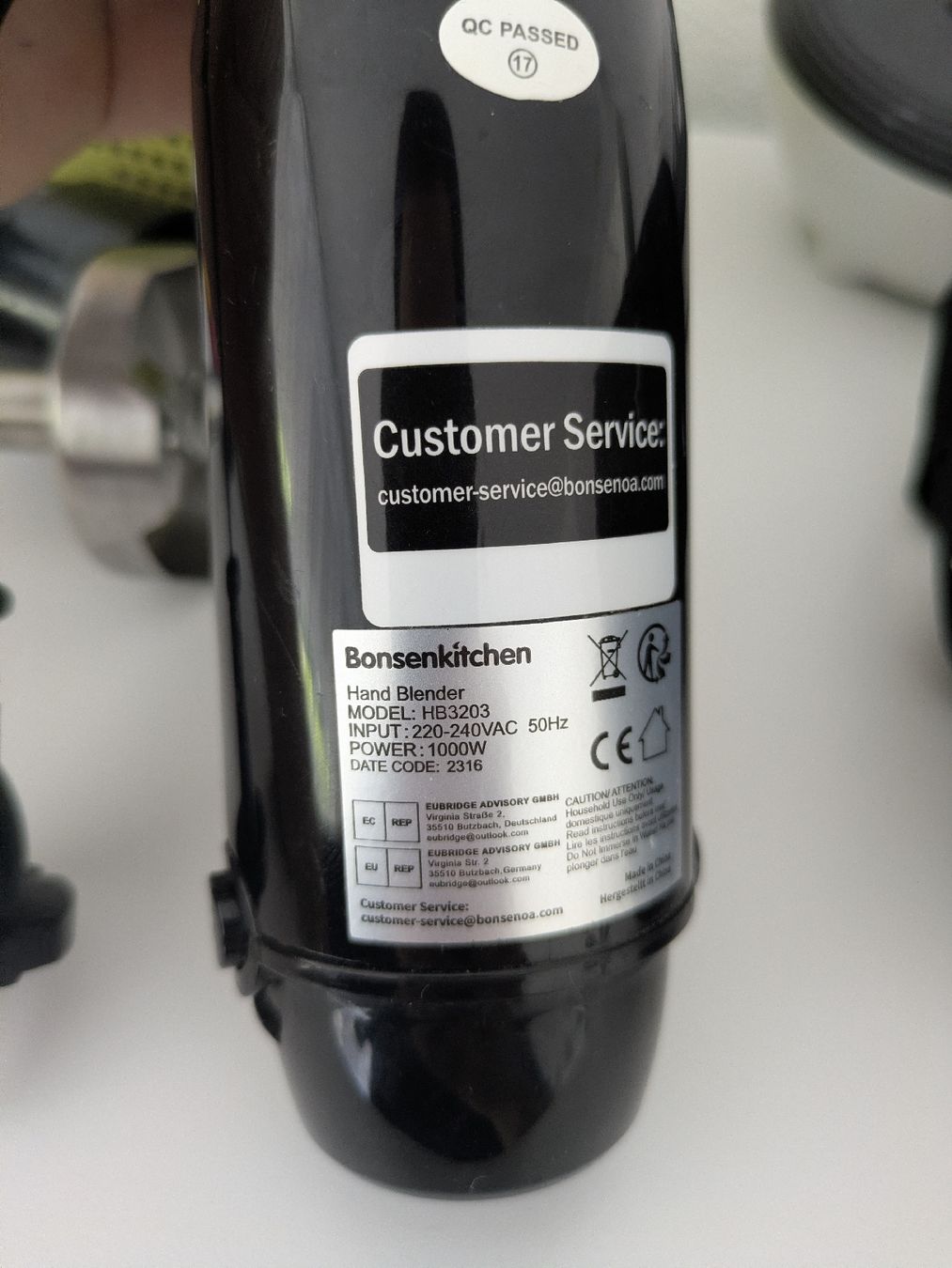 Elettrodomestici da cucina: Stabmixer 1000W – Usato da Hochfelden venduto da rub_rnw5 4